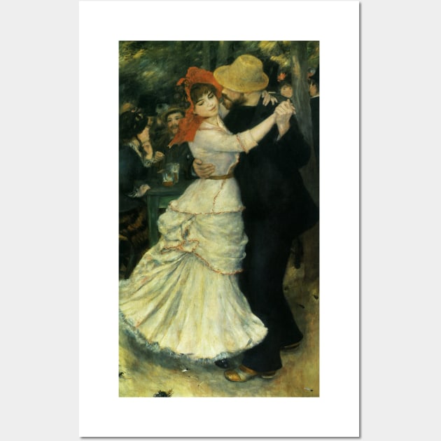 Dance at Bougival by Pierre Renoir Wall Art by MasterpieceCafe